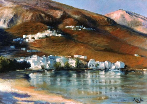 Landschaptekening - Amorgos